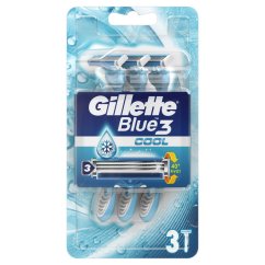 Gillette, Blue3 Cool jednorazové holiace strojčeky pre mužov 3ks