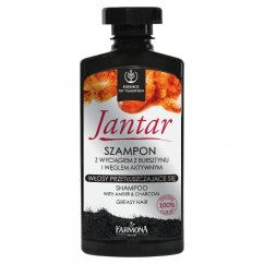 Farmona, Jantar šampón s jantárovým extraktom a aktívnym uhlím na mastné vlasy 330ml