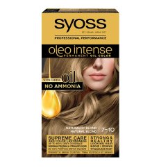 Syoss, Oleo Intense farba do włosów trwale koloryzująca z olejkami 7-10 Naturalny Blond