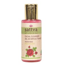 Sattva Facial Cleanser Indický ružový čisticí gel na obličej 100 ml