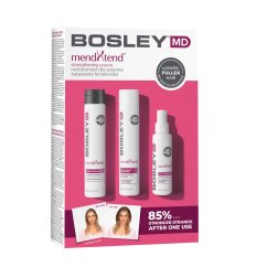 BosleyMD, MendxTend sada šampon na vlasy 150ml + kondicionér na vlasy 150ml + sprej na vlasy 100ml