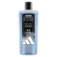 Adidas Dynamic Pulse Fresh & Woody Dynamic Pulse sprchový gél 3 v 1, 600 ml
