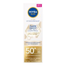 Nivea, Sun Spot Control Luminous 630® osviežujúci opaľovací fluid na tvár SPF50+ 40ml