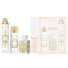 Lattafa Bade'e Al Oud Honor & Glory set 100ml eau de parfum + 200ml deodorant + 300ml air freshener