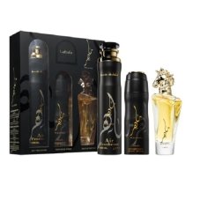 Lattafa Maahir set parfumovaná voda v spreji 100ml + dezodorant v spreji 200ml + osviežovač vzduchu 300ml