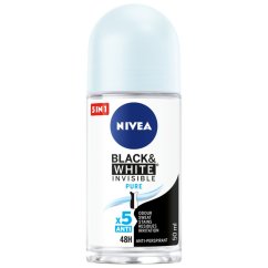 Nivea, Black&White Invisible Pure antiperspirant v roll-one 50 ml