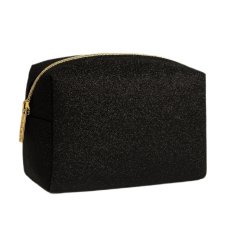 KillyS Seria Black Velvet Velká černá sametová kosmetická taška