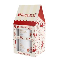 Nacomi, Cozy Morning tělový peeling 100ml + tělová pěna 180ml