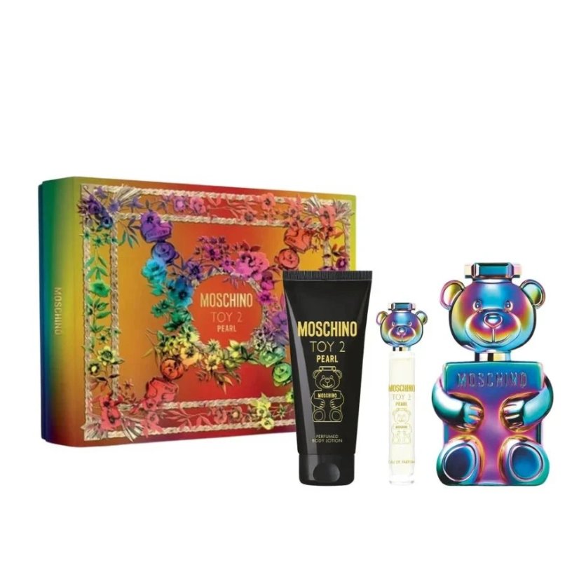 Moschino Toy 2 Pearl zestaw woda perfumowana spray 100ml + balsam do ciała 100ml + miniatura wody perfumowanej spray 10ml