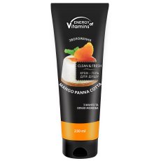 Energie vitamínů, sprchový gel Mango Panna Cotta 230ml