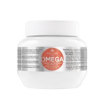 Kallos Cosmetics, KJMN Omega Rich Repair regenerační maska na vlasy s komplexem omega-6 a makadamiovým olejem 275ml