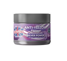 Ronney, Anti-Yellow Silver Power profesionálna maska pre blond odfarbené a šedivé vlasy 300 ml