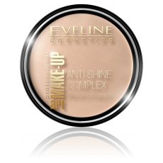 Eveline Cosmetics, Art Make Up Anti-Shine Complex Pressed Powder matujący puder mineralny z jedwabiem 37 Warm Beige 14g