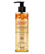 Farmona, Jantar Moc Bursztynu vyživujúci sprchový a kúpeľový olej pre dehydrovanú a elastickú pokožku Amber and Gold 400ml