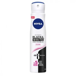 Nivea, Black&White Invisible Clear antiperspirant 250 ml