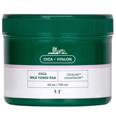 VT Cosmetics Cica Mild Toner Pad exfoliačné tonizačné vankúšiky 60ks.