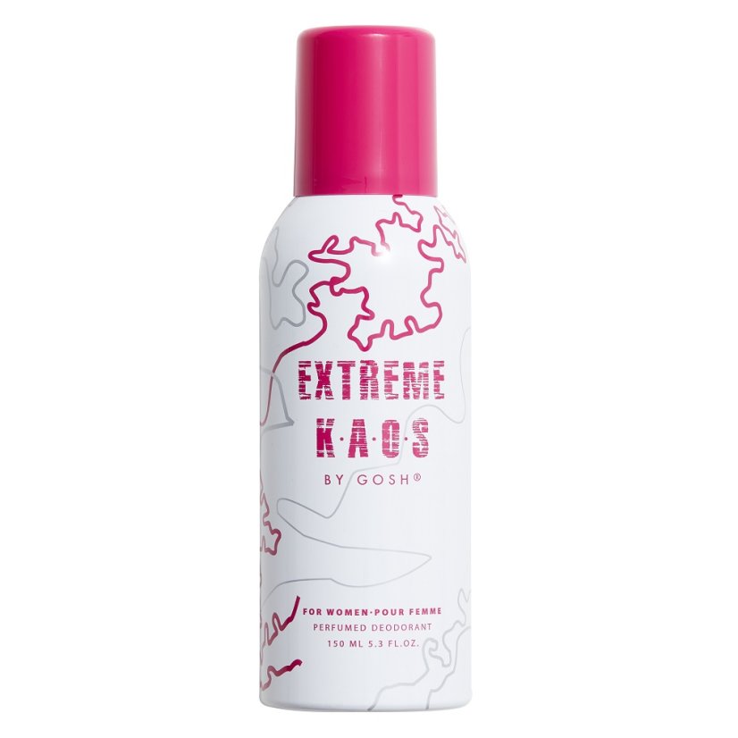 Gosh, Extreme Kaos For Women dezodorant v spreji 150ml