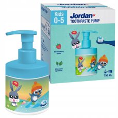 Jordan, Kids pasta do zębów dla dzieci z pompką 0-5 lat 150ml