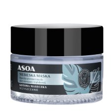 Asoa Gotowa maseczka do twarzy Niebieska Glinka 50ml