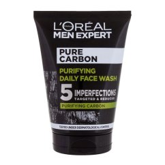L'Oréal Paris, Men Expert Pure Carbon żel do mycia twarzy przeciw niedoskonałościom 100ml