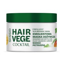 Sessio, Hair Vege Cocktail emolientowa maska odżywcza do włosów Mango i Pietruszka 250g