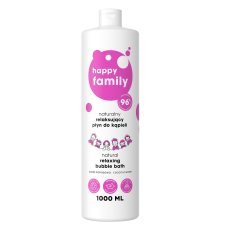 HAPPY FAMILY Přírodní relaxační koupelové mléko 1000ml