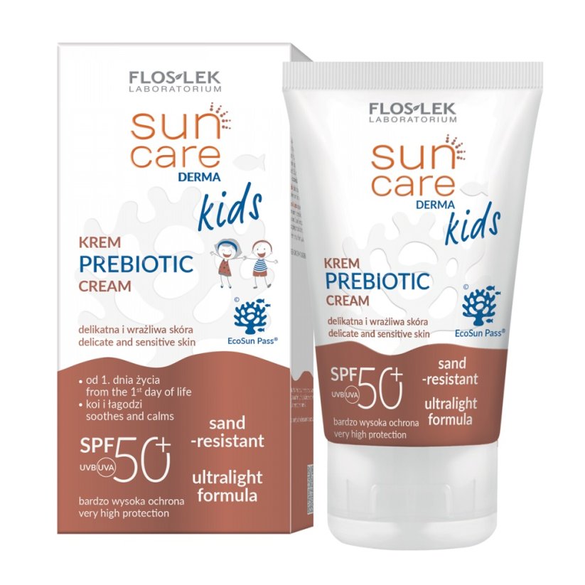 Floslek, Sun Care Derma Kids prebiotický krém SPF50+ od 1. dňa 50ml