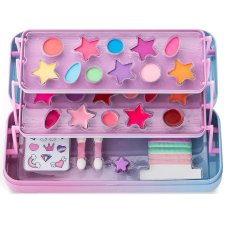 Martinelia Little Unicorn kosmetická sada pro děti v kovovém boxu se 3 úrovněmi