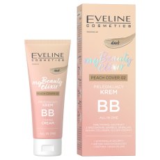 Eveline Cosmetics, My Beauty Elixir pielęgnujący krem BB all in one 02 Peach Cover Dark 30ml