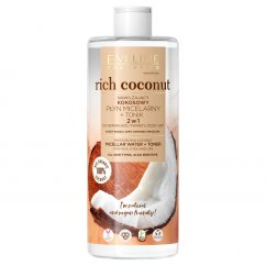 Eveline Cosmetics, Rich Coconut 2v1 hydratačný kokosový micelárny fluid a tonikum 500 ml