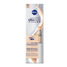 Nivea, Hyaluron Cellular Filler 3In1 Eye Care Concealer krem korygujący cienie pod oczami 02 Medium 4ml