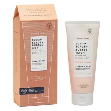 VOESH Sugar Scrub + Bubble Wash Citrus Crush cukrový peeling na telo a pokožku hlavy 210g