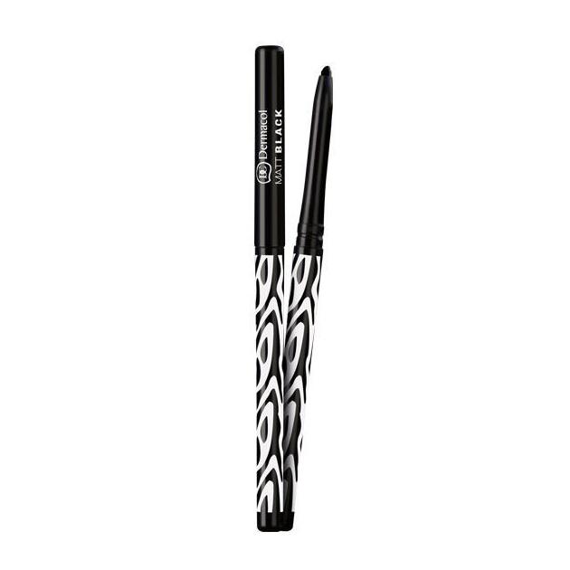 Dermacol, Matte Eye Pencil matowa kredka do oczu Black 4.3g