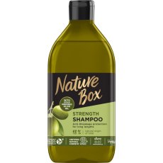 Nature Box, Olive Oil szampon do włosów zniszczonych z olejem z oliwki 385ml