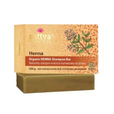 Sattva Organic henna bar šampón na vlasy 100g