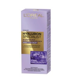 L'Oréal Paris, Hyaluron Specialist krem pod oczy wypełniająca kuracja nawilżająca 15ml
