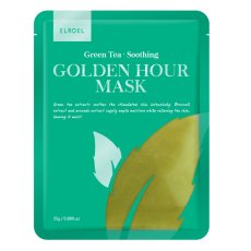 Elroel, Golden Hour Mask zklidňující pleťová maska Green Tea 25g