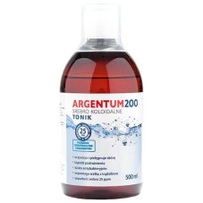 Aura Herbals, Argentum 200 pleťové tonikum 25PPM koloidné striebro 500ml