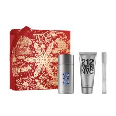Carolina Herrera 212 Men sada toaletná voda v spreji 100ml + gél po holení 100ml + toaletná voda v spreji 10ml