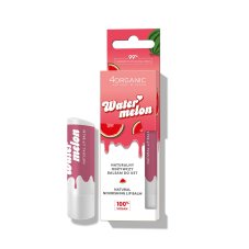 4organic Natural Protective Lip Balm Přírodní vyživující balzám na rty Watermelon 5g
