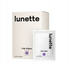Lunette Cup Wipes Uteráky na čistenie menštruačných pohárikov a diskov, 20 ks