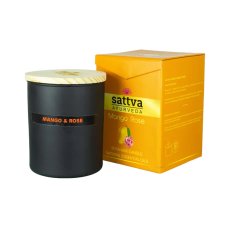 Sattva Sojová svíčka Mango a indická růže 200g