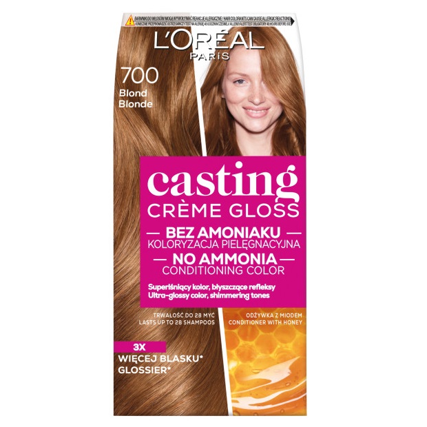 L'Oréal Paris, Casting Creme Gloss farba do włosów 700 Blond