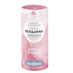 Ben&amp;Anna, prírodný dezodorant prírodný dezodorant bez sódy Sensitive Japanese Cherry Blossom 40g