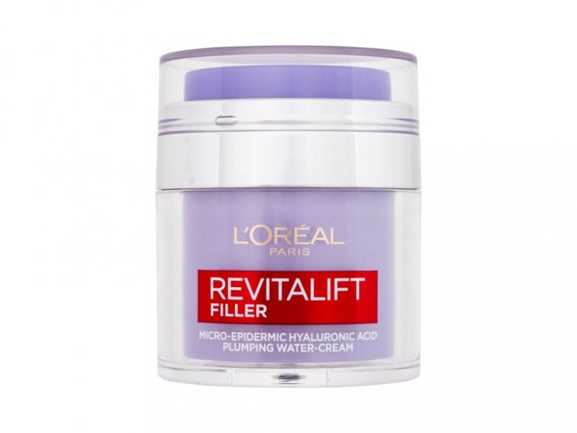 L'Oréal Paris Revitalift Filler HA Plumping Water-Cream, Denný pleťový krém, 50 ml,