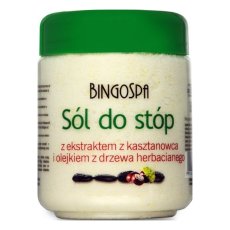 BingoSpa, Sůl na nohy s extraktem z koňského kaštanu a tea tree olejem 550g