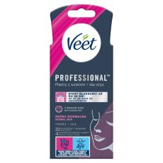 Veet, Professional plastry z woskiem skóra normalna 20szt