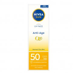 Nivea, Sun UV Face Anti-Age Q10 krém proti vráskam SPF50 50ml