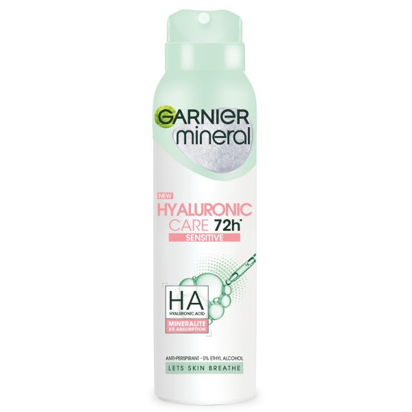 Garnier, Mineral Hyaluronic Care antyperspirant spray 150ml