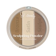 Lovely Sculpting Powder paleta pro konturování obličeje 4 15 g